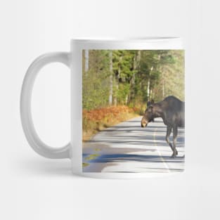 Jay Walking Moose - Algonquin Park, Canada Mug